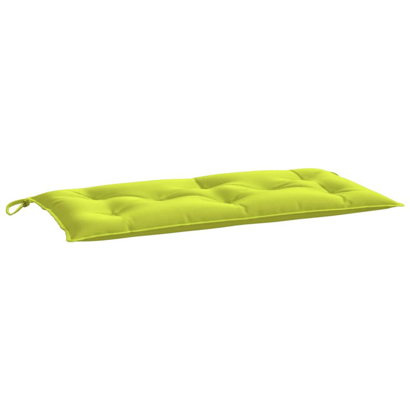 Coussin de siège d'extérieur Garden, Polyester - vert vif, H 19,7 po x l 39,4 po x P 2,8 po