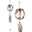 Whimsical Hummingbirds By Enchanted Globe Floral Garden Copper Wind Chime