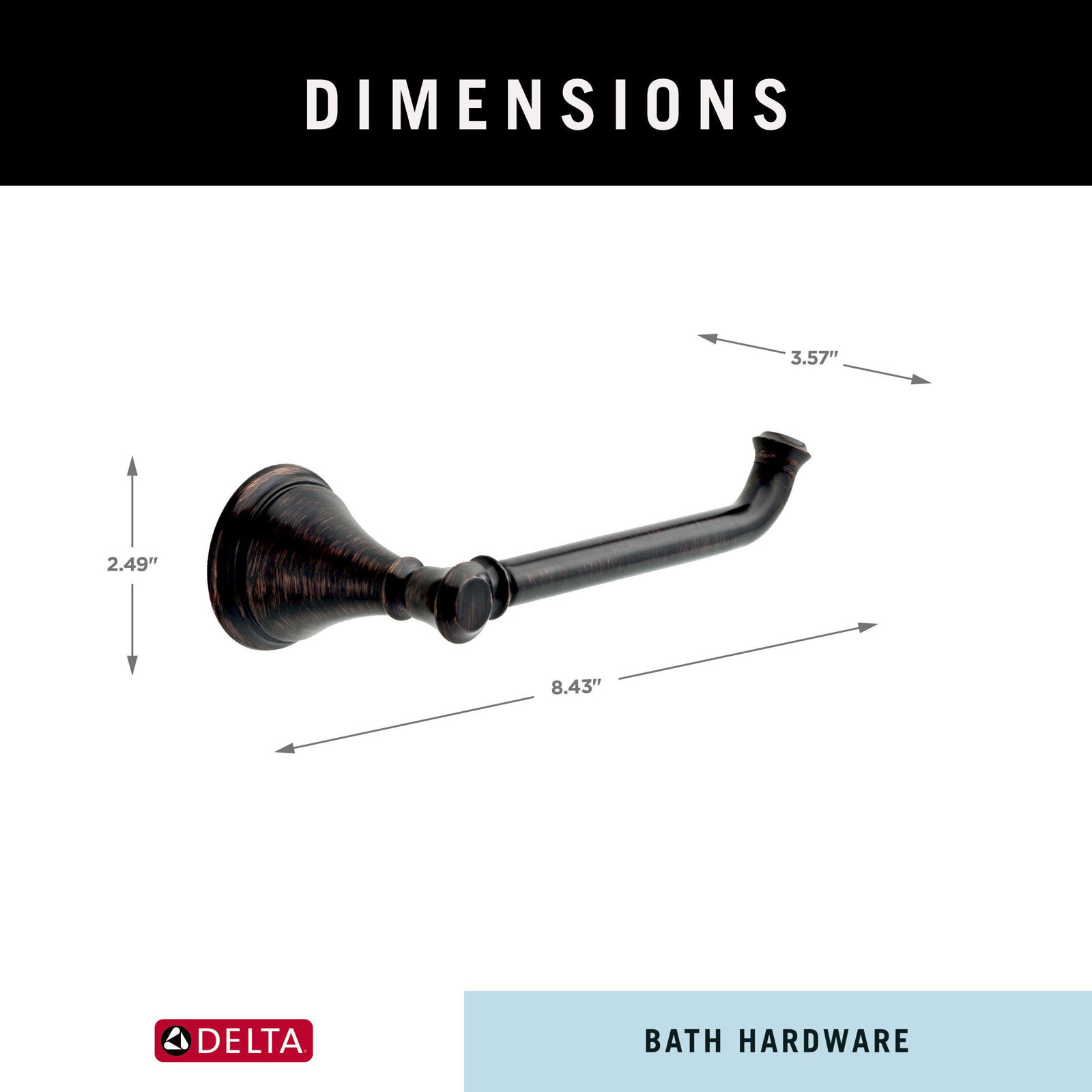 Cassidy™ Toilet Paper Holder, Venetian Bronze
