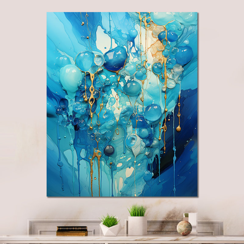 - Art mural abstrait en métal, H 40 po x l 30 po x P 1,5 po