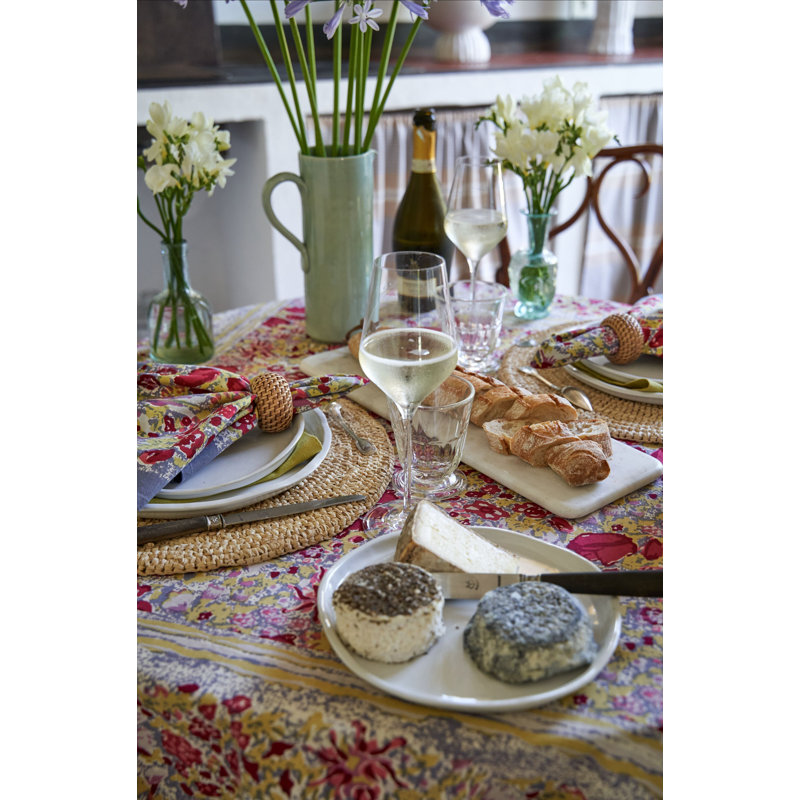 Jardine Tablecloth, 59" W x 59" L