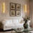 25" Modern Led Linear Wall Sconce With Alabaster Shade-216249879