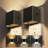 Black Square Night Light With 3CCT Selectable Color Temperature Options-116928043