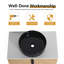 Meuble-lavabo mural simple 30 po avec comptoir en céramique-1329881436