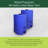 WaterPrepared 160 Gal Stackable Design Utility Water Tank w/ Large Cap, (2 Pack)