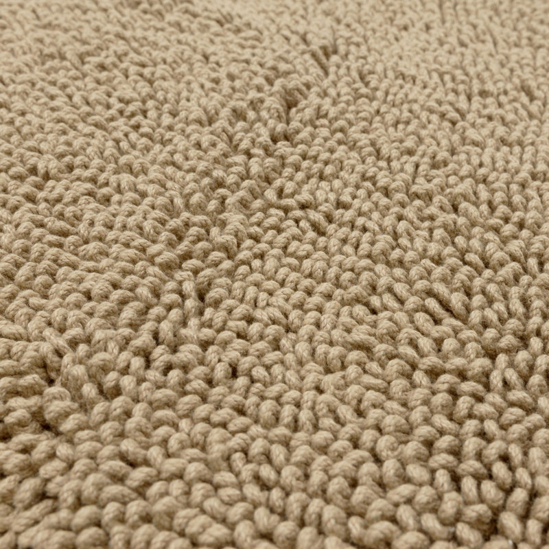 Tapis de bain antidérapant Dinuba, L 24 po x L 60 po, Taupe