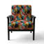Fauteuil d'appoint coloré et moderne Jungle Flash II - Velours coloré