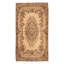 Tapis kaki clair rétro Vincente 3 pi 9 po x 6 pi 11 po