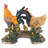 Chickens Bridging The Roost Statue