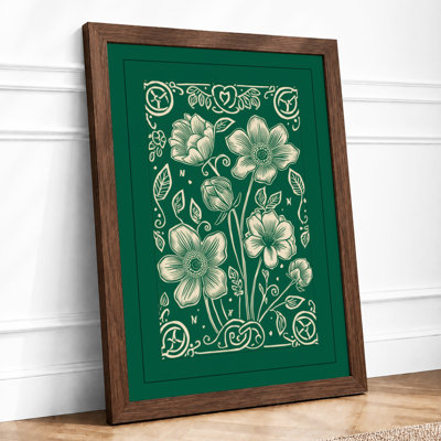 Flowering Botanicals Botanical - Framed Print