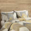 3 Piece Bedding Comforter , Yellow Full/Queen, Printed Cotton, , Filling For Full/Queen Bed, , With 2 Shams