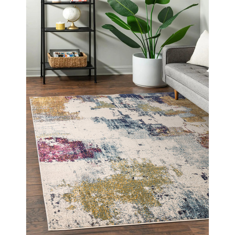 Boston Abstract Area Rug, Rectangle 200 x 290cm