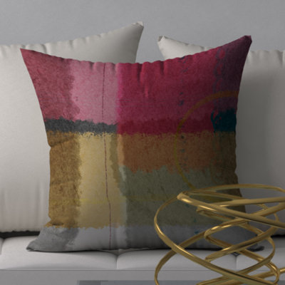 Abstract Throw Pillow