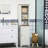 Kleankin Slim Bathroom Storage Cabinet With Triple Open Shelves