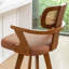 Swivel Upholstered Counter Stool-834109324-834109326