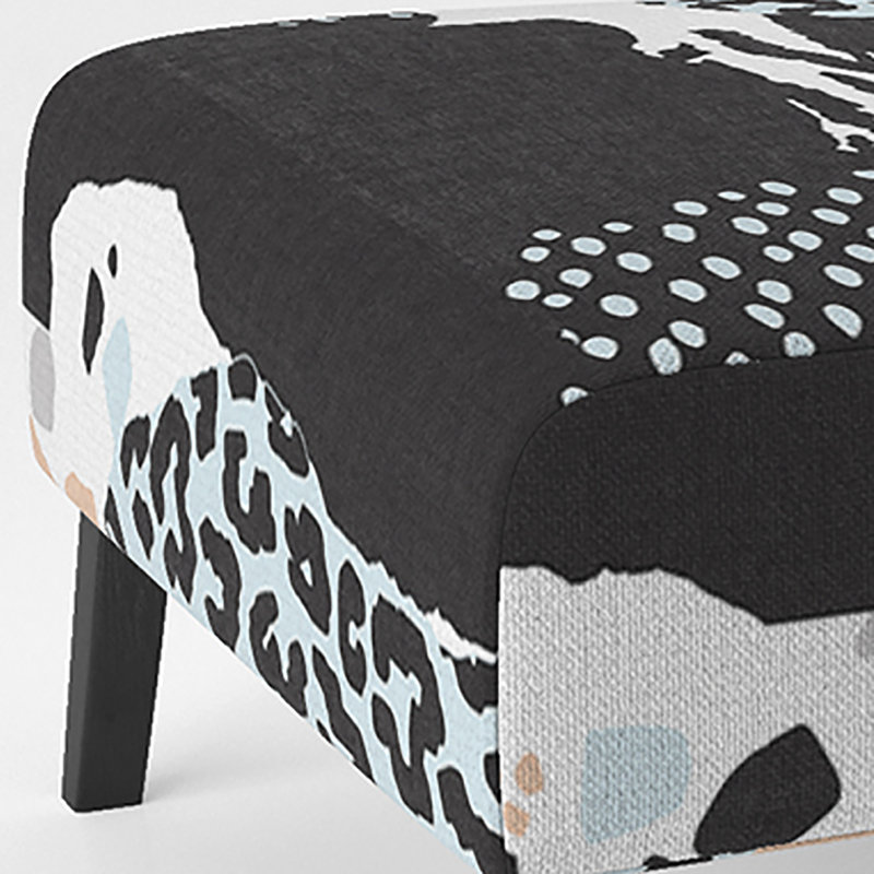 Motif abstrait d'animaux - Fauteuil de chambre rembourré