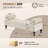 Modern Bedroom Bench,Bench for End of Bed,Comfy Upholstered Footstool for Bedroom,Living Room, Entryway-522613304