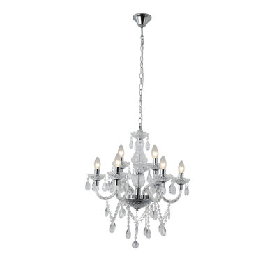 Boisvert 9 - Light Candle Style Chandelier