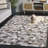 Yalaina Hand Woven Leather Geometric Rug-1602051667