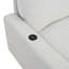 Chaise rembourrée en tissu de lin à un bras-141593734