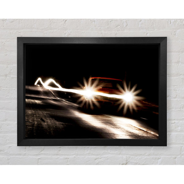 Ebern Designs Street Car Race - Single Picture Frame Print | Wayfair.co.uk