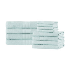 Cannon 2-Piece Crimson Cotton Quick Dry Bath Towel Set (Shear
