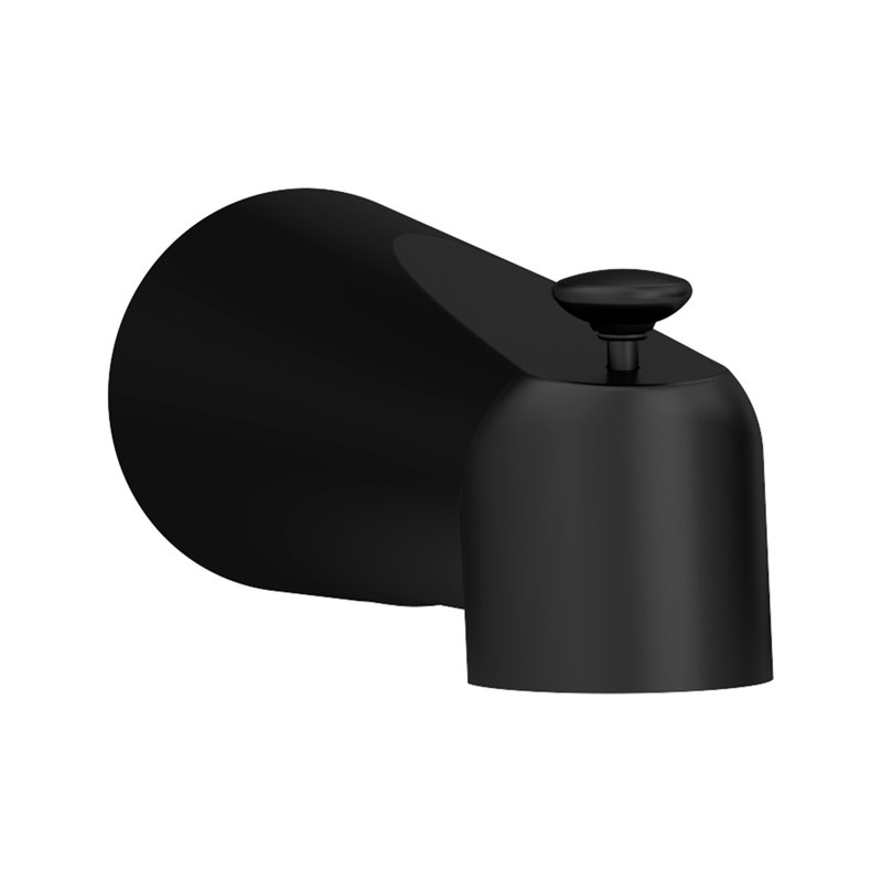 Dia Bathroom Tub Spout with Diverter, Matte Black