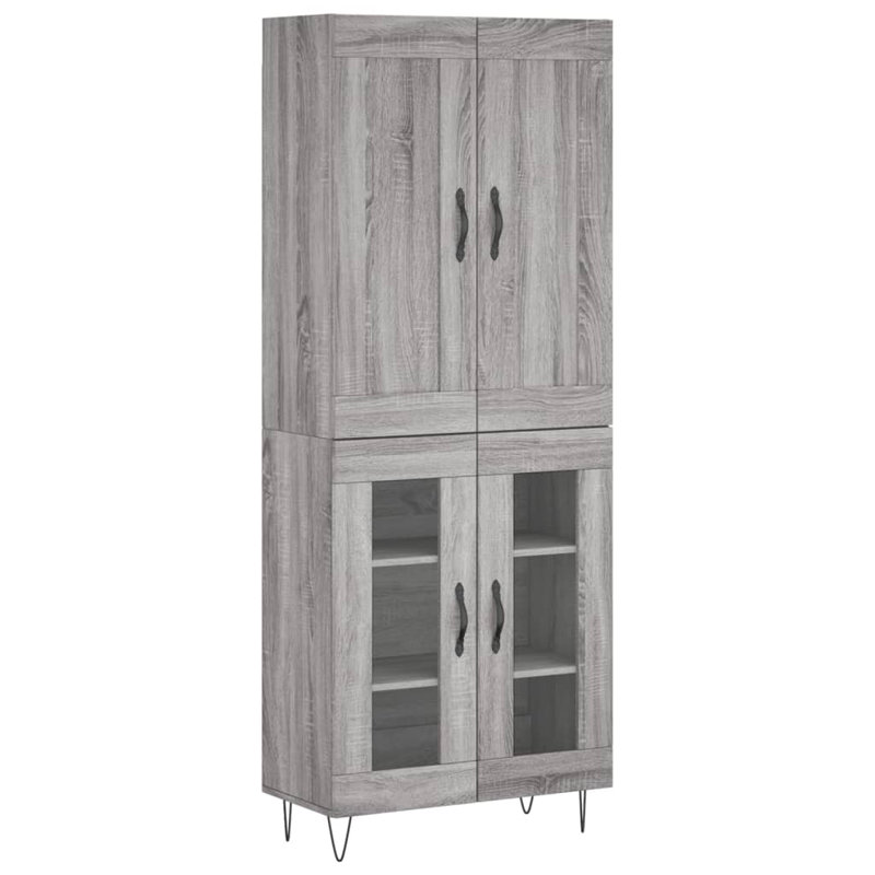 69.5cm Sideboard, Grey Sonoma