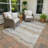 Machine Washable Indoor/Outdoor Lanphear ACN2397 Stripes Rug-728194797