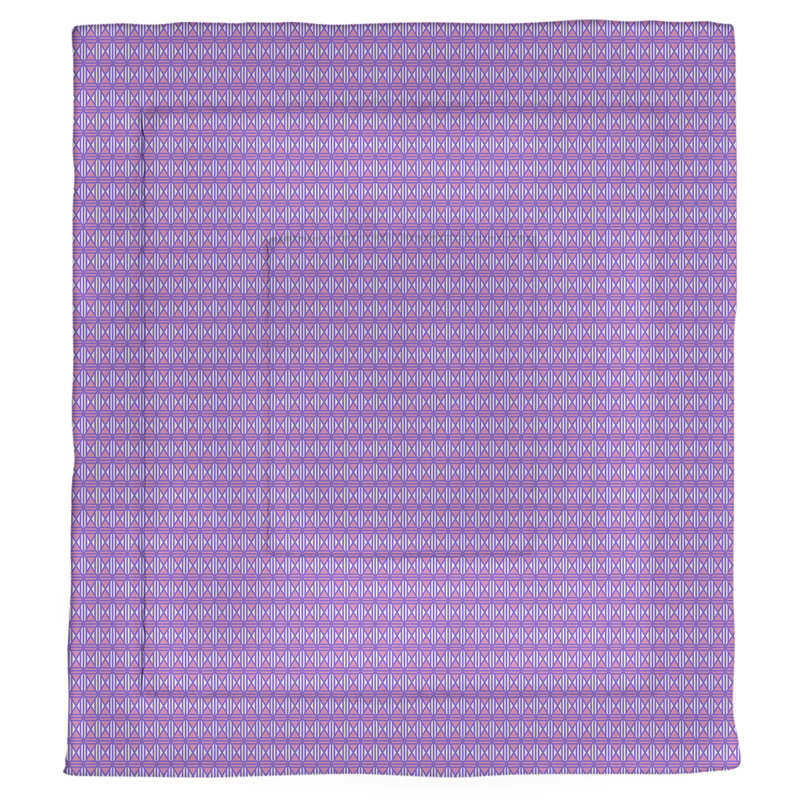 Édredon réversible simple Katelyn Elizabeth, Édredon simple, Mauve / Rose