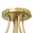 Shellman 3 - Light Crystal Dimmable Beaded Lighting Semi Flush Mount Chandeliers