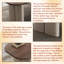 Bureau ovale brun italien minimaliste italien de luxe avec pieds en cuir-126436458