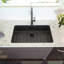 Évier de cuisine encastrable 28 po - évier de cuisine encastré noir en acier inoxydable 28 po x 18 po x 10 po Gauge 16