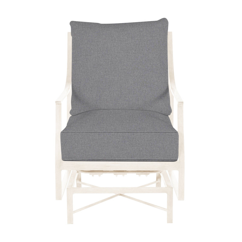Monaco Patio Chair with Cushions, Welt, Slate Gray, Verona Mist