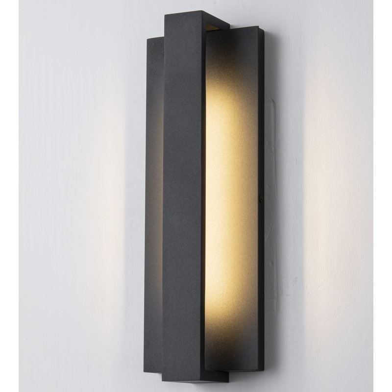 Outdoor Hardwired Wall Sconce with LED Light Source