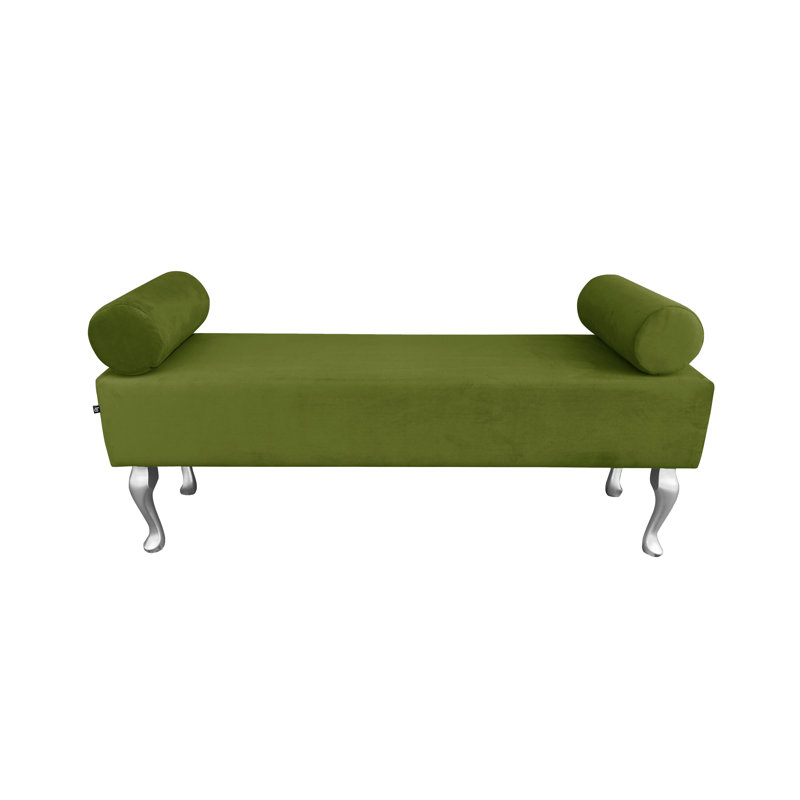 Upholstered Bench, Green