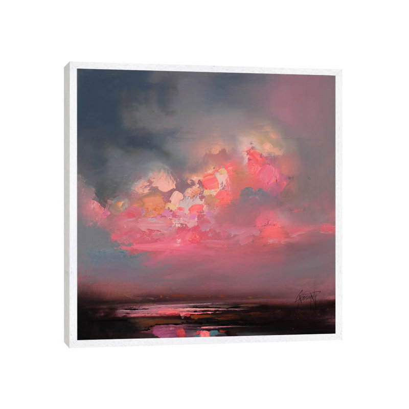 Cumulus Consonance Study I by Scott Naismith - Painting on Canvas, White Framed, 66.04 cm H x 66.04 cm W