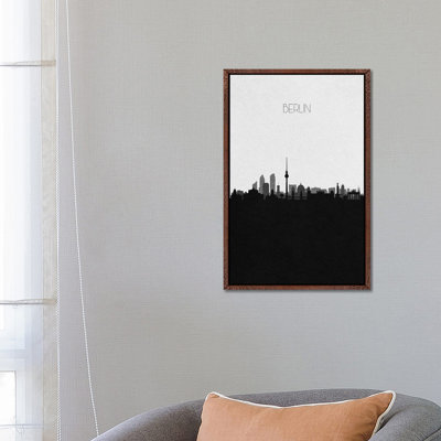 Berlin, Germany City Skyline by Ayse Deniz Akerman - Print on Canvas