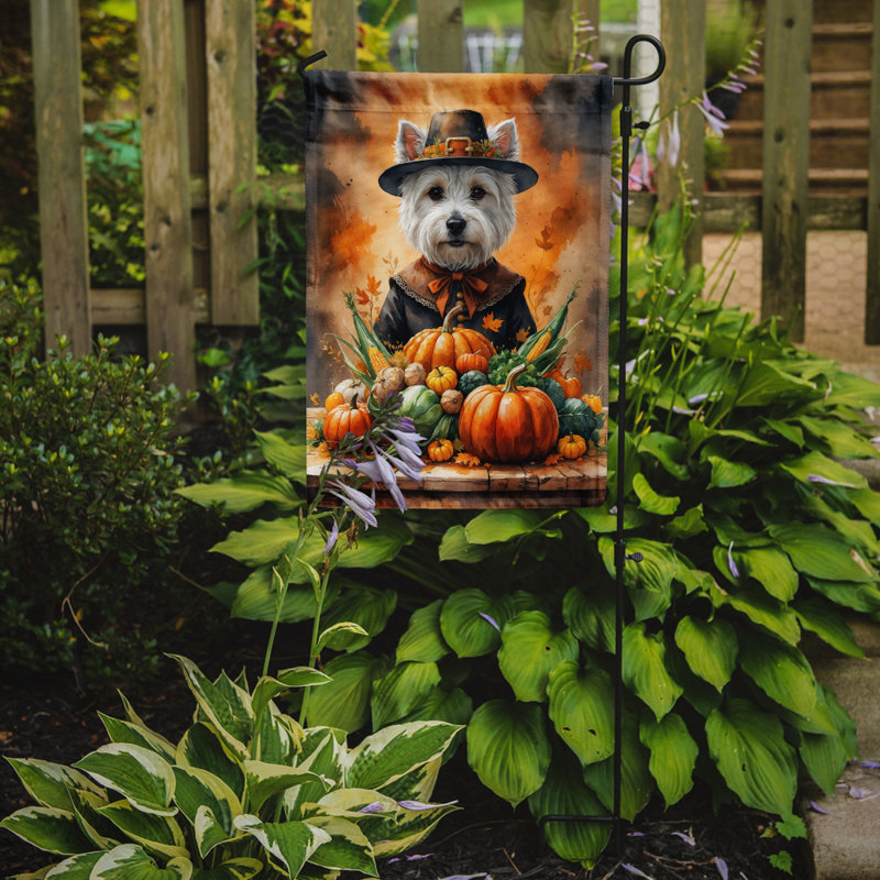 Drapeau du jardin de l'Action de grâce, Westie