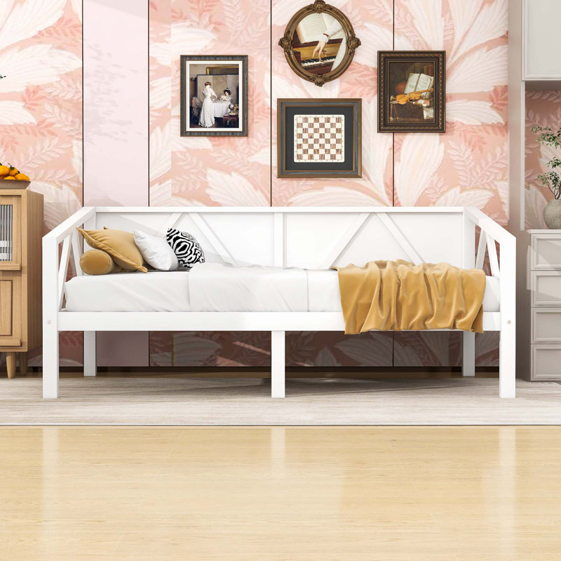  Maible Daybed with Slats, Twin, White