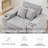 43" Corduroy Upholstered Sofa-1900019262