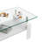 Fraiya Rectangle Coffee Table with Tempered Glass & MDF Storage Shelf, Modern Living Room or Office Center Table-1752602306-1751855674