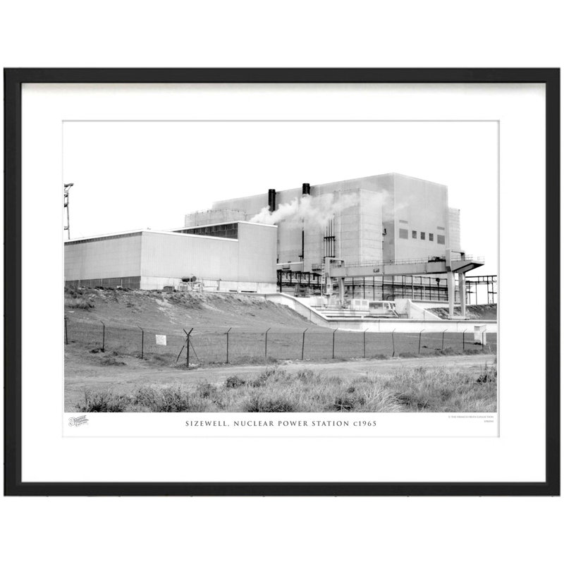 Sizewell, Nuclear Power Station C1965 by Francis Frith - Single Picture Frame Print, 28cm H x 36cm W x 2.3cm D