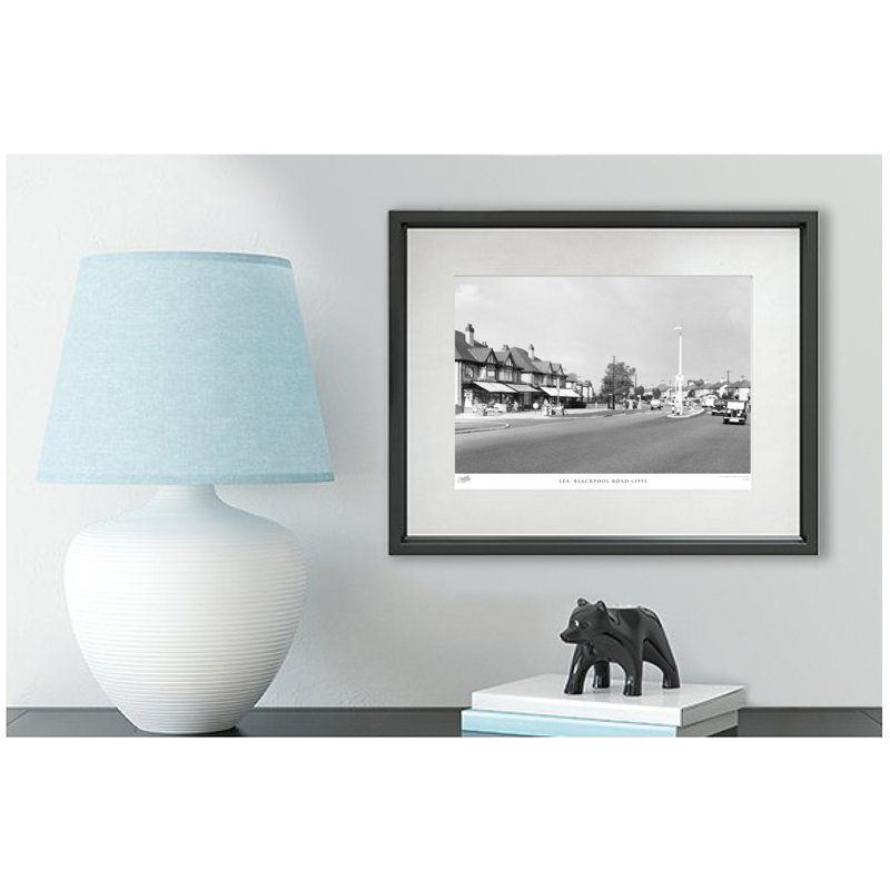 Lea, Blackpool Road C1955 - Single Picture Frame Print, 60cm H x 80cm W x 2.3cm D
