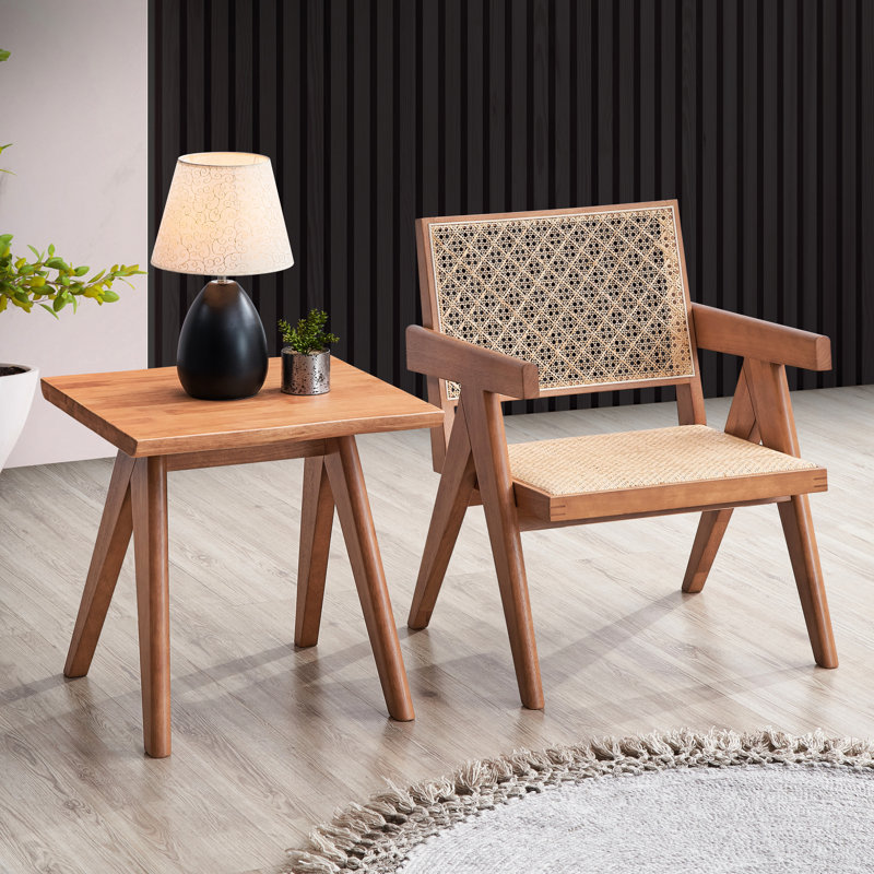 Table d'appoint naturelle avec une forme rectangulaire pour la table de décoration intérieure, ajoutant un élément à votre décor
