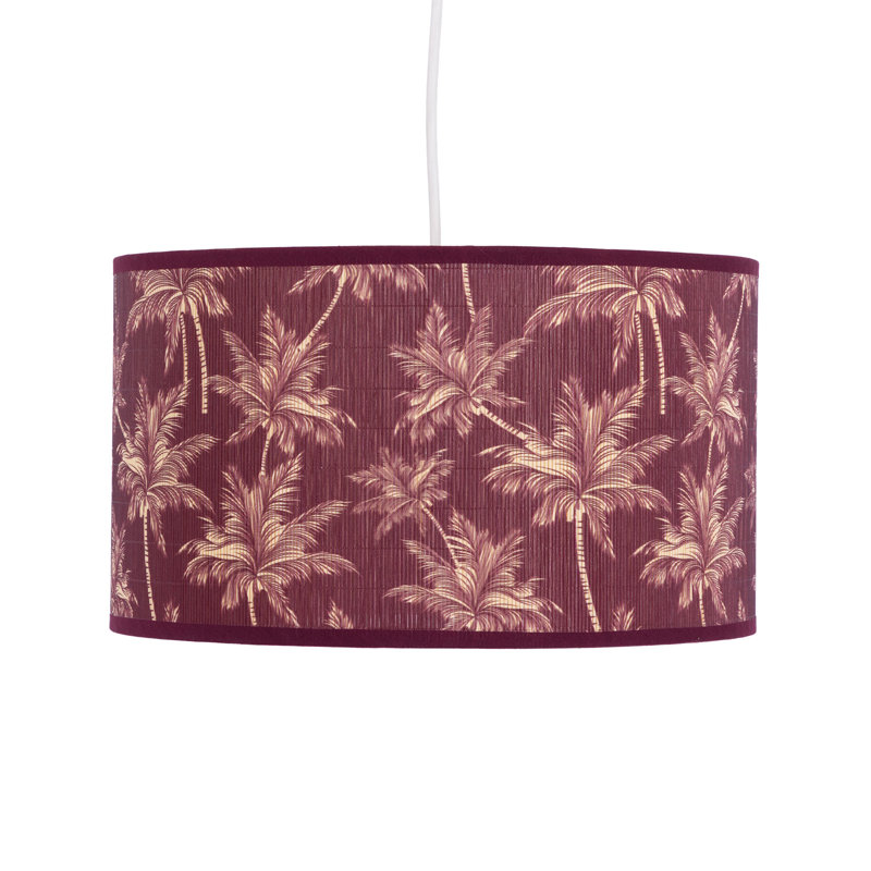 18.5 cm H Cylinder Pendant Shade ( Screw On ) in Red