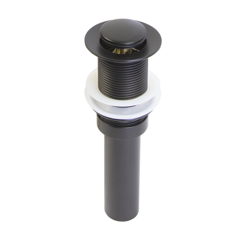 Pop-Up Bathroom Sink Drain, Matte Black