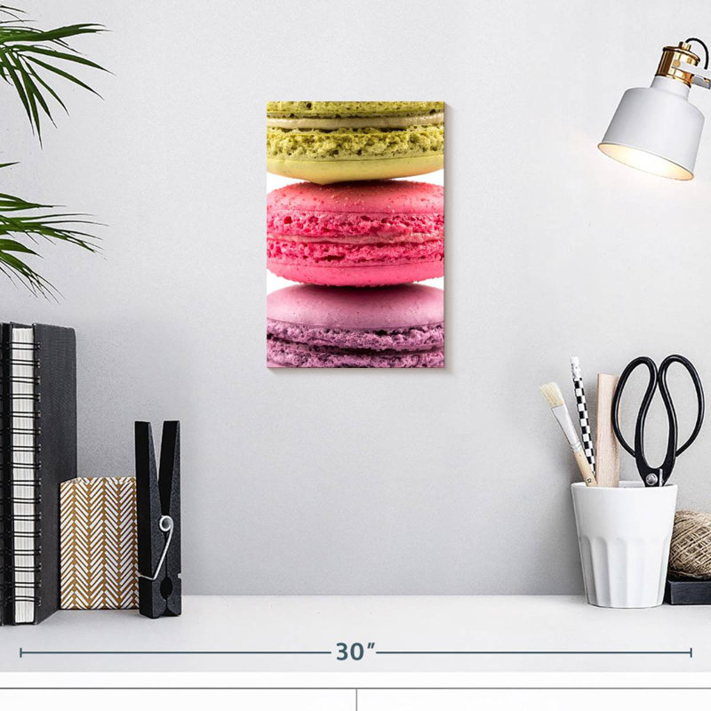 Yarlin Three Macarons, 12" H x 8" W