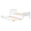 Lits simples peu encombrants avec lit gigogne en bois de pin, style moderne pour les petites chambres