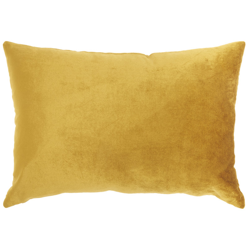 Leopard Rectangular Cotton Pillow Cover & Insert, Gold